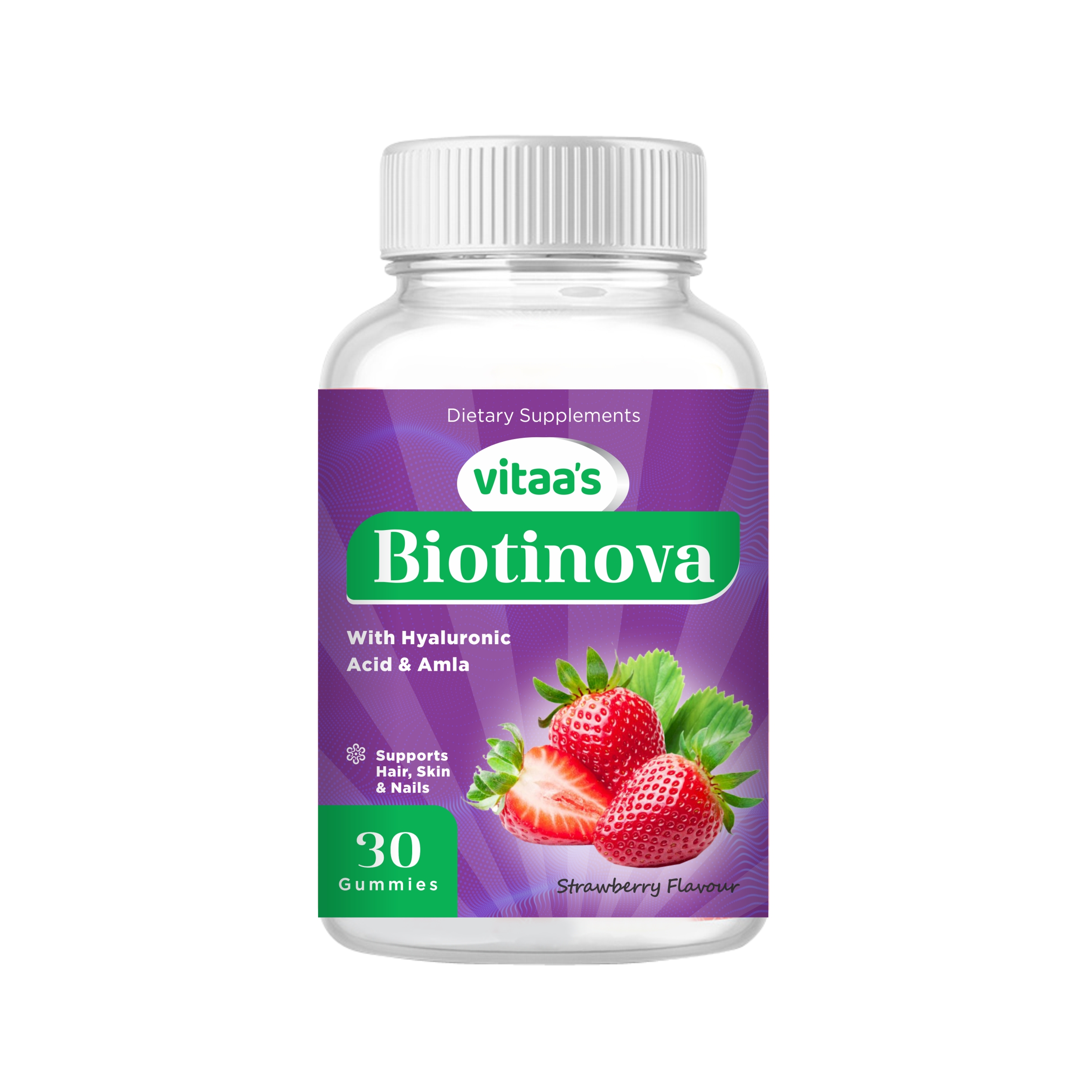 Vitaa's Biotinova Hair Skin & Nails 30 Gummies